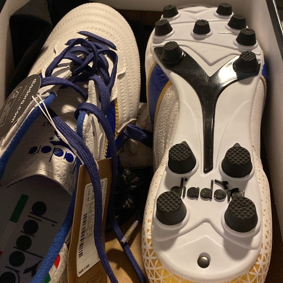 Diadora Brazil Italy OG GR LT+ MDPU men’s soccer cleats 8.5 Italian leather - Picture 7 of 7